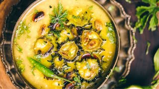 Delicious Bengali Lentil Stew For Summer: Tetor Daal With Yellow Mung Dal And Bitter Gourd