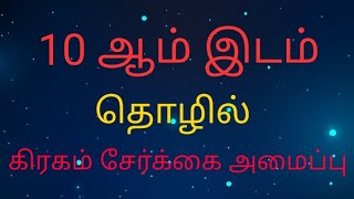 10 ஆம் இடம் தொழில் கிரகம் சேர்க்கை அமைப்பு #யோகம் #astrology #ராசி #தொழில்  #ஜோதிடம்