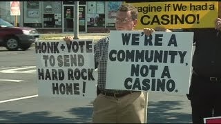 Anti-casino group rallies against Hard Rock