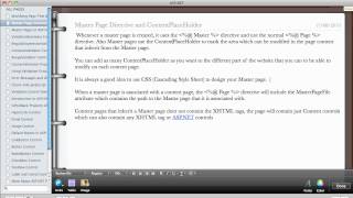 29 - MasterPage Directive and ContentPlaceHolder