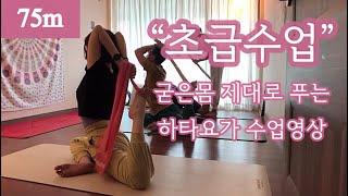 「려경요가」 75분 * 하타요가 초중급자를 위한 수업영상 / 왕비둘기 / 에파카다라자카포타아사나 / 바카아사나 / 시르사아사나  / 하타요가초급 /하타요가중급 / 하타초급