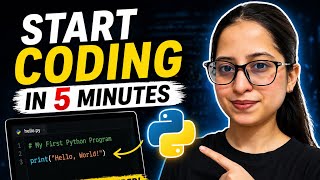 Python for Beginners (Start Coding in 5 Minutes) 🚀 | No Experience Needed