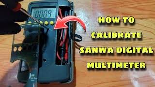 HOW TO CALIBRATE || SANWA CD880a DIGITAL MULTIMETER