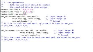 STL Algorithms #4: Sorted Data Algorithms and Numeric Algorithms