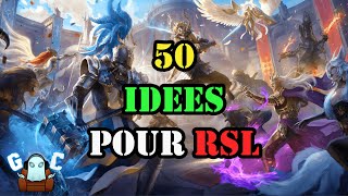 50 Idées pour RSL | Raid Shaow Legends