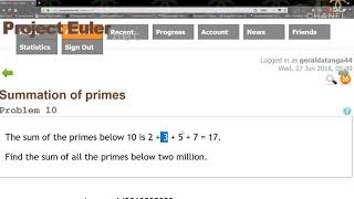 Project Euler Problem 10 solution in Java : Summation of primes