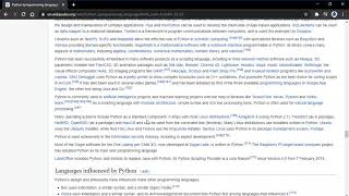 Python origin explained using Wikipedia