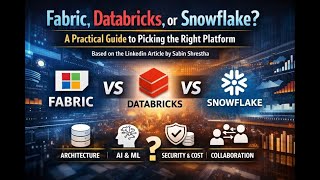 Choosing Your Data Platform: Microsoft Fabric vs Databricks vs Snowflake