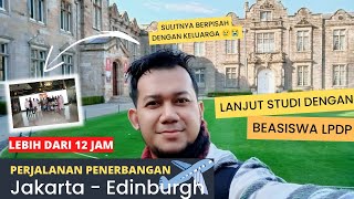 Jakarta - Edinburgh dengan maskapai KLM Royal Dutch #lpdp #royaldutchairlines #maskapai