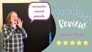 Honest Review | 5 Pack Acoustic Panels, Better Soundproof Panels than foam, Recording Studio/Office