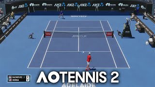 AO Tennis 2 - Novak Djokovic vs. Sebastian Korda (Adelaide International 1)