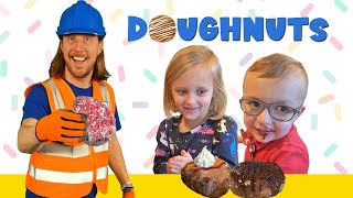 Handyman Hal explores a Donut Shop | Learn how Donuts are made | Fun Videos for Kids