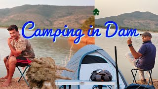 Camping in Mallimadugu Dam with tent setup || మల్లెమడుగు రిజర్వాయర్ || Camping  Ala Talks