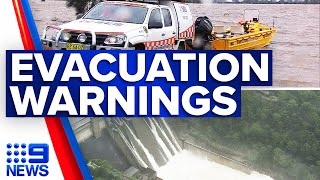 Evacuation orders in place for parts of NSW | 9 News Australia