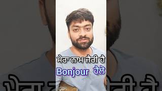 Punjabi to French 🇫🇷 | Beginners | Learning French @punjabitofrench #shorts #trending