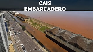 CAIS EMBARCADERO REABRINDO DEPOIS DA ENCHENTE