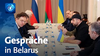 Ukraine-Krieg: Gespräche zwischen Ukraine und Russland