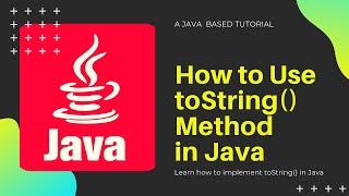 Java Programming Tutorials | 02 toString Method in Java
