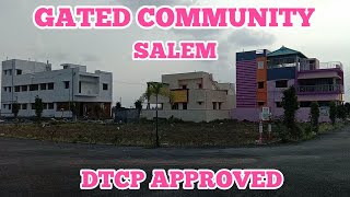 SALEM | GATED COMMUNITY PROJECT | DTCP APPROVED | STEEL PLANT ROAD | KR THOPPUR