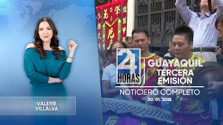 Noticiero de Guayaquil (Tercera Emisión 30/01/25)