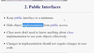 Week 09 Java Class Design Guidelines Part 2
