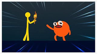 This game is Stick Fight with Circles