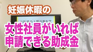 ぜひ活用を！母性健康管理措置による休暇取得支援助成金を社労士が解説