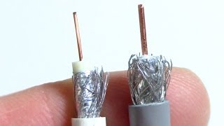 The difference between RG59 \u0026 RG6 coax cables