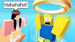 Noob Gets Payback On Rich Kid In Roblox - giving roblox noobs admin commands