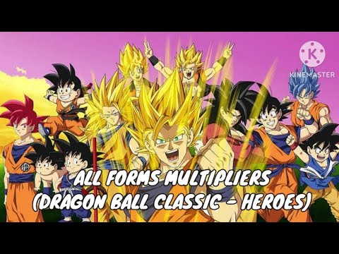 Dragon Ball All Forms Multipliers - YouTube