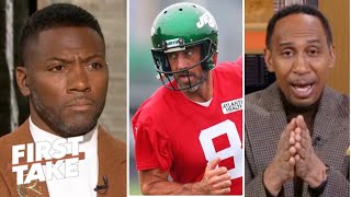 FIRST TAKE | "Hypocritical & asinine!" - Ryan Clark tells Stephen A. on Aaron Rodgers' arrogance