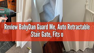 Review BabyDan Guard Me, Auto Retractable Stair Gate, Fits openings between 55-89 cm, White, Made in