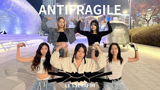 [KPOP IN PUBLIC] LE SSERAFIM 르세라핌 - ANTIFRAGILE (안티프래자일)Dance Cover 댄스커버 by. QUERENCIA