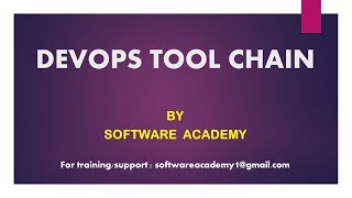 Devops Tool chain || Devops Tutorials