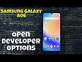 How to Open Developer Options on Samsung Galaxy A06
