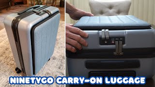 NINETYGO Carry-on Airline Approved TSA Lock Luggage | FULL REVIEW