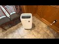 bella portable air conditioner @ the hotel lobby