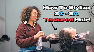 How to Stylize Curly Hair with 2C - 3A Textured Hair!