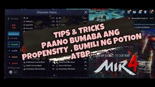 How To Lower Bad Propensity Points PvP status to Normal Paano Bumaba ang Bad points Mir4- Part 1