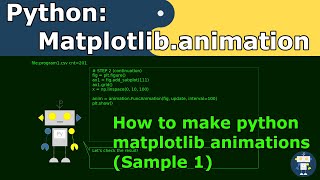 How to make python matplotlib animations (Sample1)