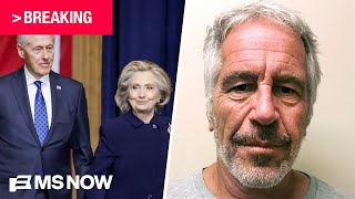 BREAKING: Clintons refuse to testify in House Epstein inquiry