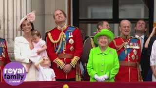 Princess Charlotte makes Buckingham Palace balcony debut