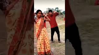 Tor chapa sari re goiram//nagpuri couple dance//#shorts #trending #youtubeshorts #bosontoutsav