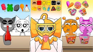 Incredibox Sprunki - Incredibox Sprunki Color Emoji Mukbang Convenience Store Food Mukbang Animation