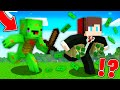 RICH Speedrunner vs POOR Hunter : JJ Maizen vs Mikey in Minecraft!