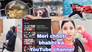 first time share Kiya🤗 Meri chhoti  bhabhi ka YouTube channel...  voh vlogging karti hain...