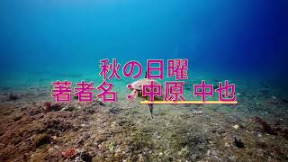 【聞き流し朗読】秋の日曜｜中原中也の詩情に浸るリラックスタイム