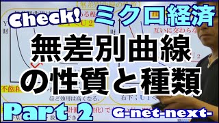 ミクロ経済２　無差別曲線の種類（公務員試験対策）