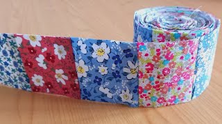 Coolest scrap fabric  quilte sewing project