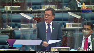 Ahli Parlimen Semporna - Perbahasan Rang Undang Undang Pembekalan 2022  Budget 2022 ( 02 Nov 2021)